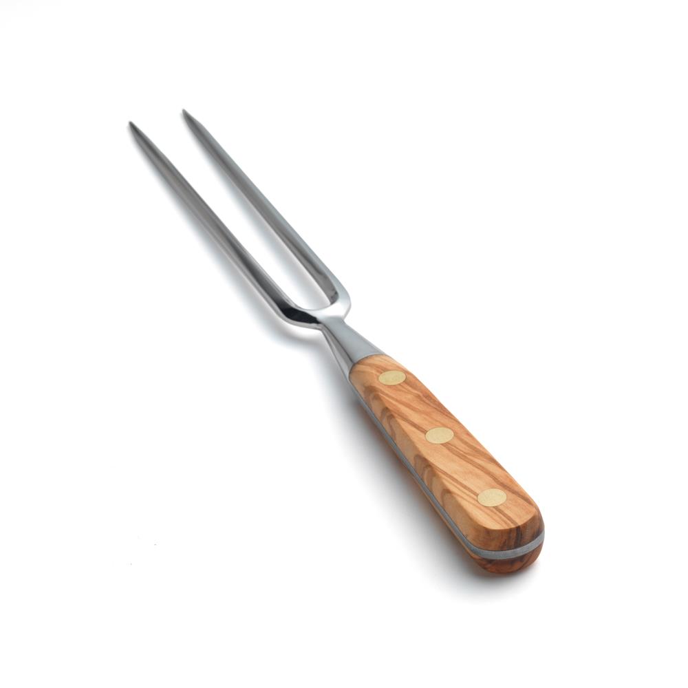 Bayonet Fork Stainless Steel Olive Wood Handle