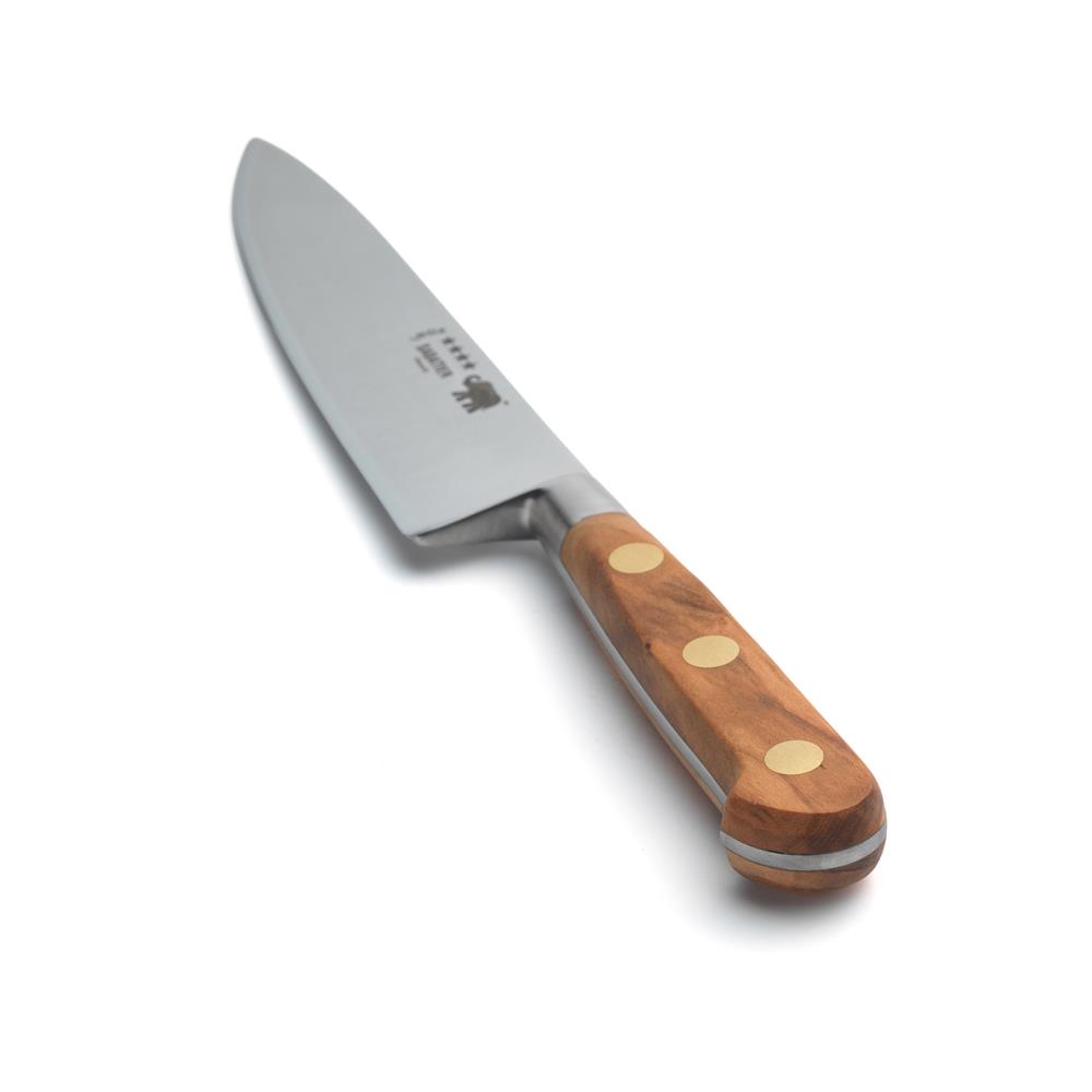 Cook’s Knife – 6″/15cm Stainless Steel Olive Wood Handle