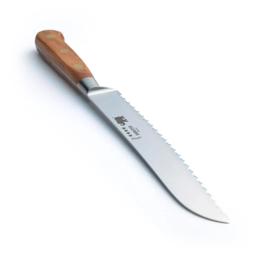 Bread Knife – 8″/20cm Stainless Steel Olive Wood Handle