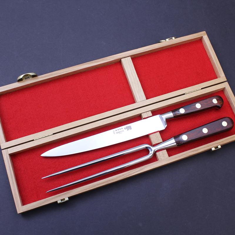 Sabatier Red Stamina Carving Knife Set