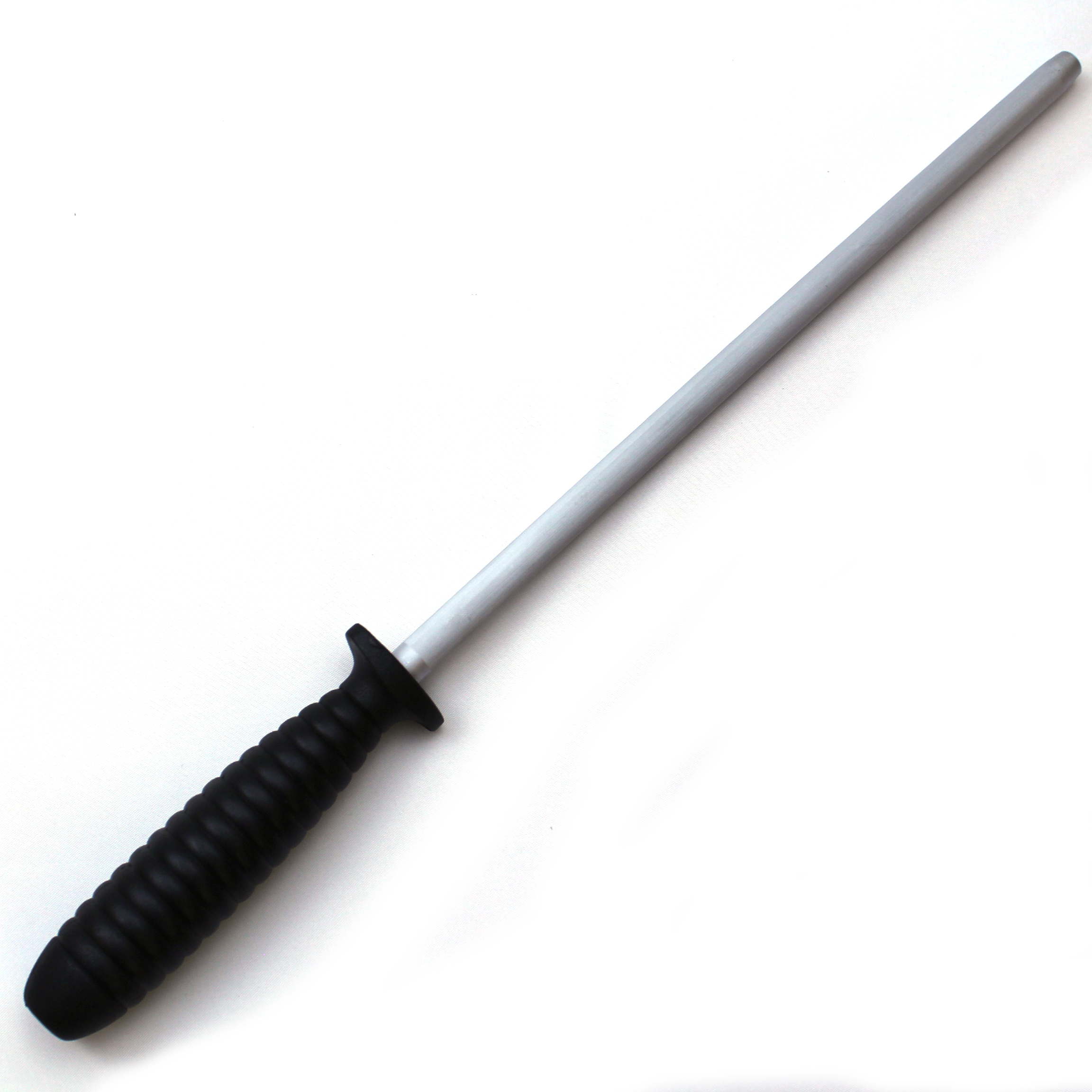 Sharpening Steel 25cm – Stainless Steel Black Plastic handle