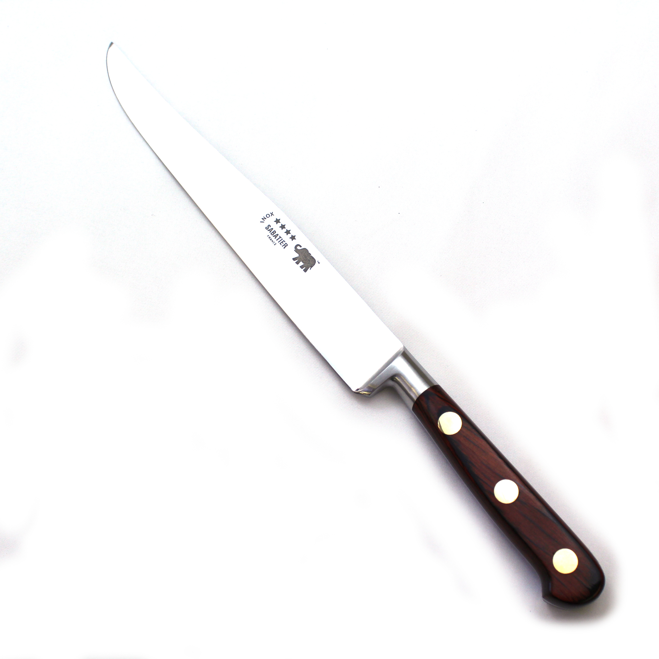 Yatagan Carving Knife – 8″/20cm Stainless Steel Red Stamina Handle