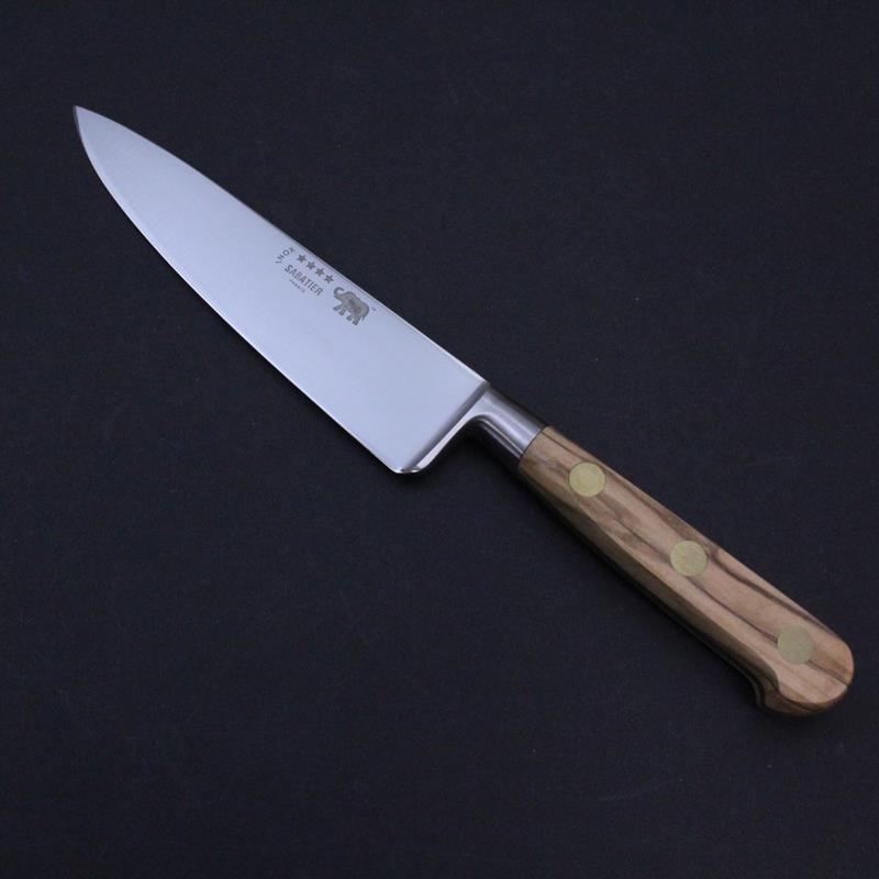 Cook’s Knife – 6″/15cm Stainless Steel Olive Wood Handle Second