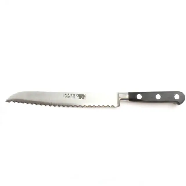 Bread Knife – 8″/20cm Stainless Steel Black Nylon Handle