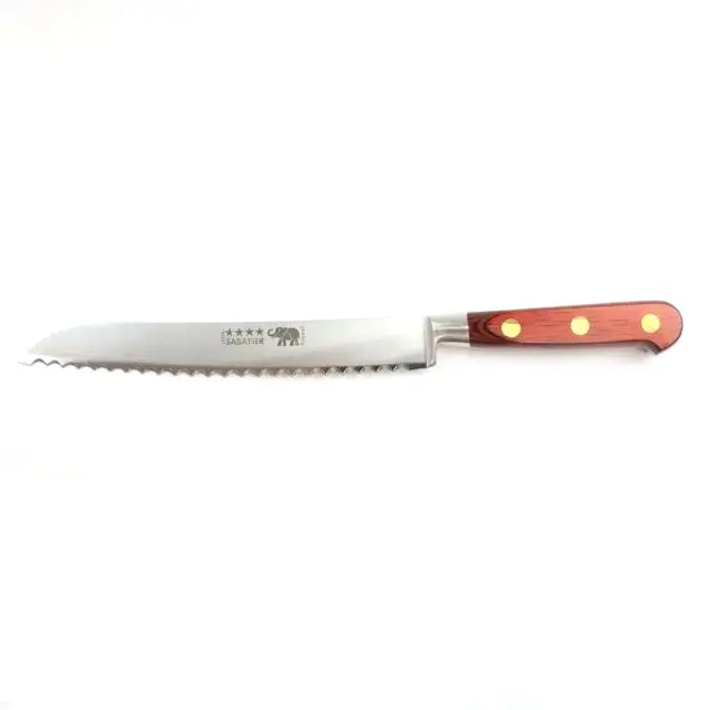 Bread Knife – 8″/20cm Stainless Steel Red Stamina Handle