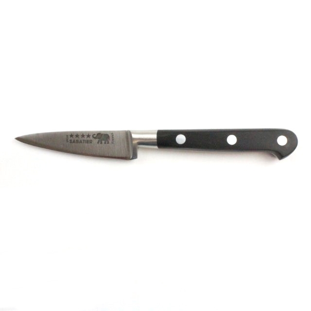 Paring Knife – 3″/8cm Stainless Steel Black Nylon Handle