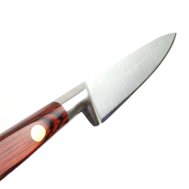 Paring Knife – 4″/10cm Stainless Steel Red Stamina Handle