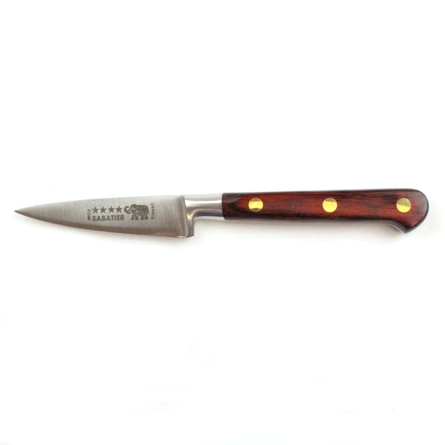 Paring Knife – 3″/8cm Stainless Steel Red Stamina Handle