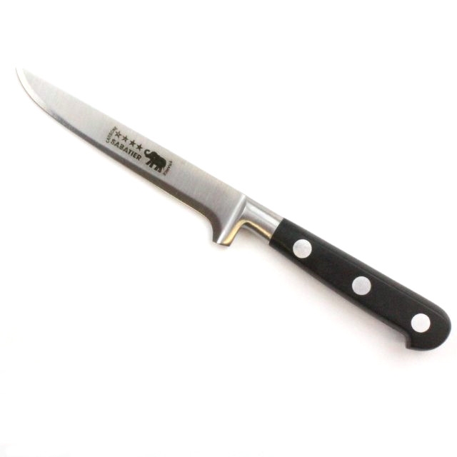 Boning Knife – 5″/13cm Carbon Steel Black Nylon Handle