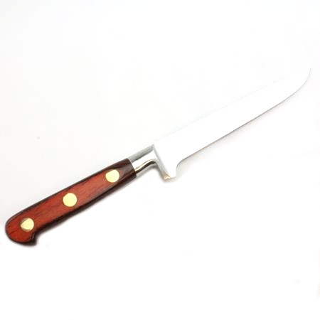 Boning Knife – 5″/13cm Carbon Steel Red Stamina Handle