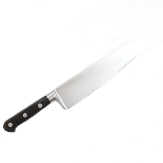 Cook’s Knife – 10″/25cm Carbon Steel Black Nylon Handle