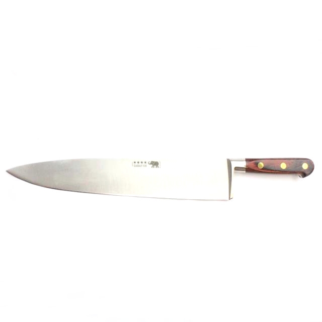 Cook’s Knife – 12″/30cm Stainless Steel Red Stamina Handle