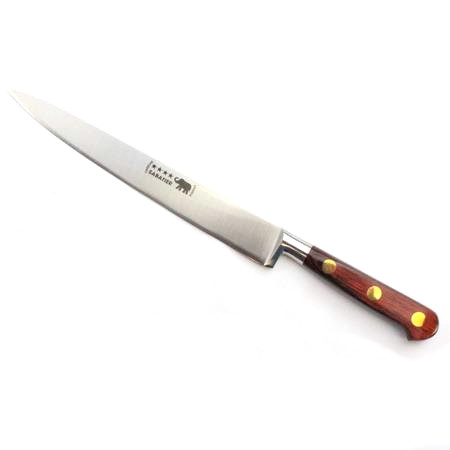 Filleting Knife – 8″/20cm Carbon Steel Red Stamina Handle