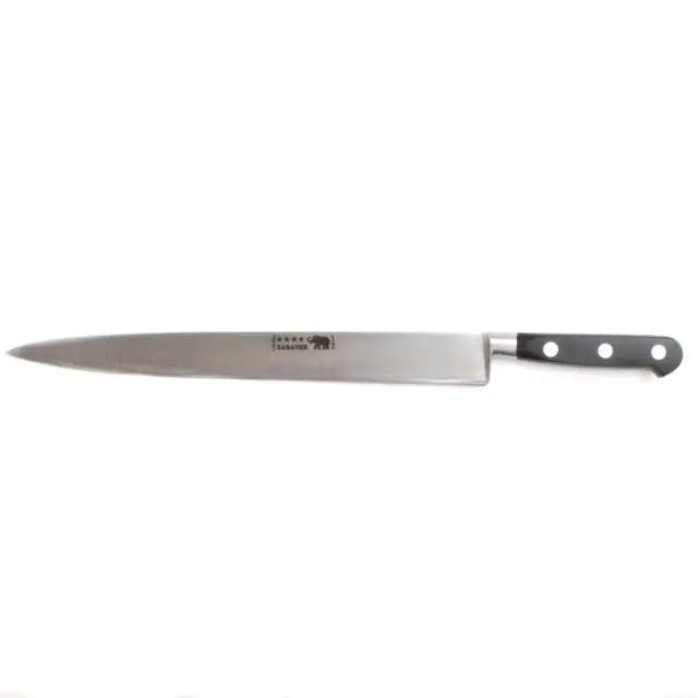 Carving Knife – 12″/30cm Carbon Steel Black Nylon Handle