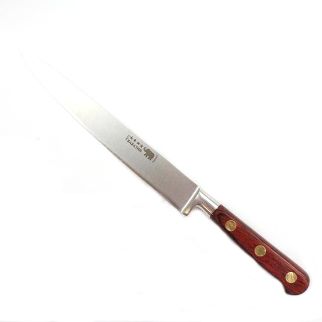 Carving Knife – 8″/20cm Stainless Steel Red Stamina Handle