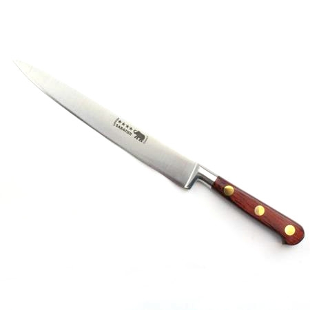 Carving Knife – 8″/20cm Carbon Steel Red Stamina Handle