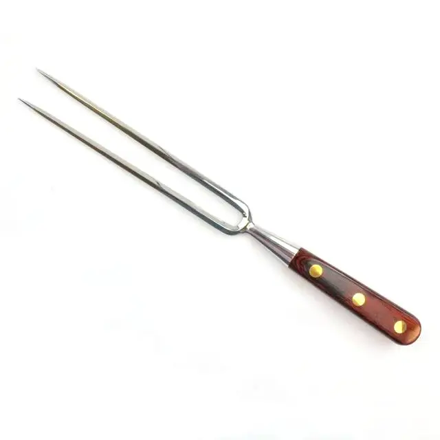 Bayonet Fork Stainless Steel Red Stamina Handle