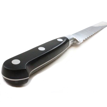 Bread Knife – 18.5cm Stainless Steel Black Plastic Handle