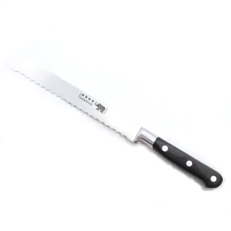 Bread Knife – 18.5cm Stainless Steel Black Plastic Handle