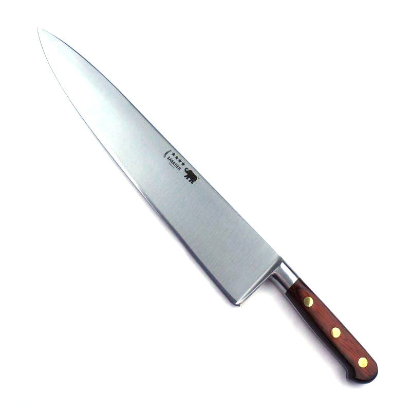 Cook’s Knife – 12″/30cm Carbon Steel Red Stamina Handle
