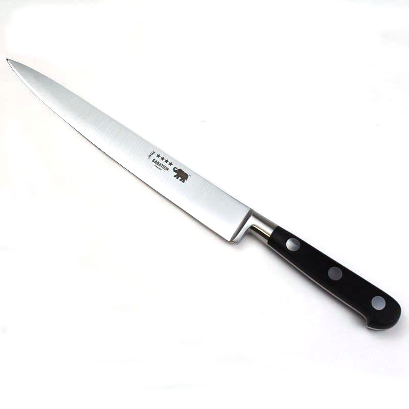 Filleting Knife – 8″/20cm Stainless Steel Black Nylon Handle